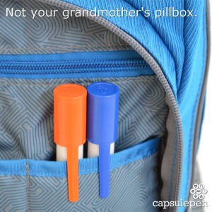 CapsulePen (link) received several rave reviews from the trade and business press; too bad the costly patent process hindered it from coming to market.