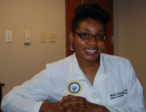 Students, such as Nkiruka Emeagwali, a medical student at Meharry Medical College in Nashville, Tennessee who was featured in an America - The Diversity Place online story, can be trained to provide health care to under-served populations