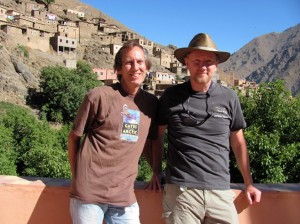 Blog author Stan Kimer (on the left) with his partner of 23 years Rich Roark on a recent vacation in Morocco.