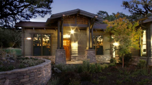 Fountaingrove Lodge, an LGBT retirement community in Sonoma, California has a main building with multiple units and individual homes like this beautiful bungalow