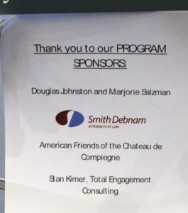 I and my business are delighted to be one of the exhibit's sponsors